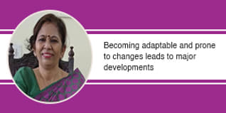 Becoming adaptable and prone to changes leads to major developments